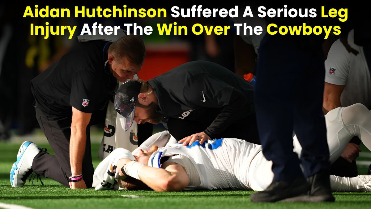 Aidan Hutchinson Suffered A Serious Leg Injury After The Win Over The Cowboys