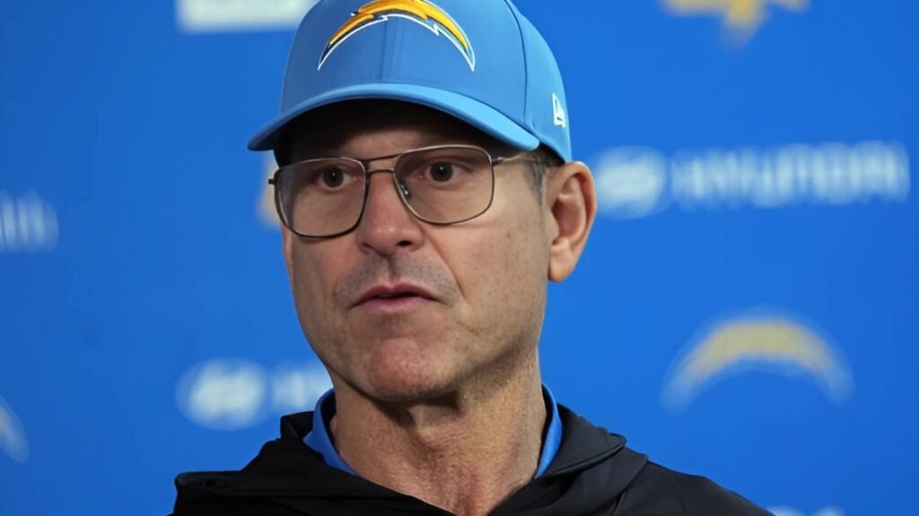 Chargers coach Jim Harbaugh has heart problems, returns mid-game!