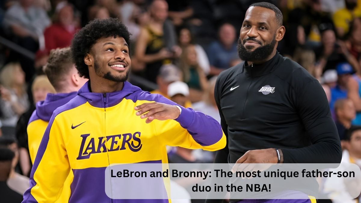 LeBron and Bronny: The most unique father-son duo in the NBA!