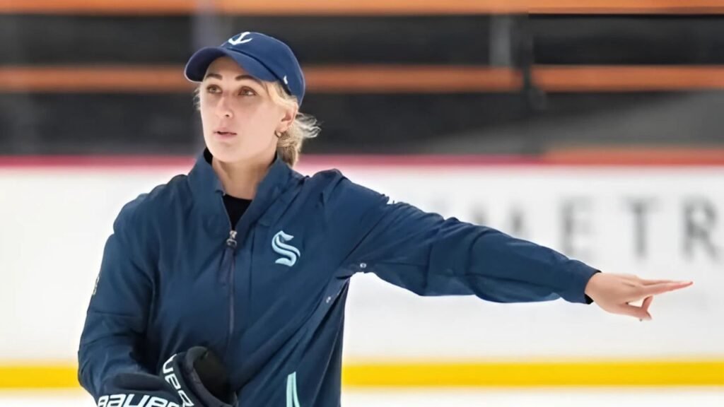 Making history, Jessica Campbell becomes the NHL's first female assistant coach!