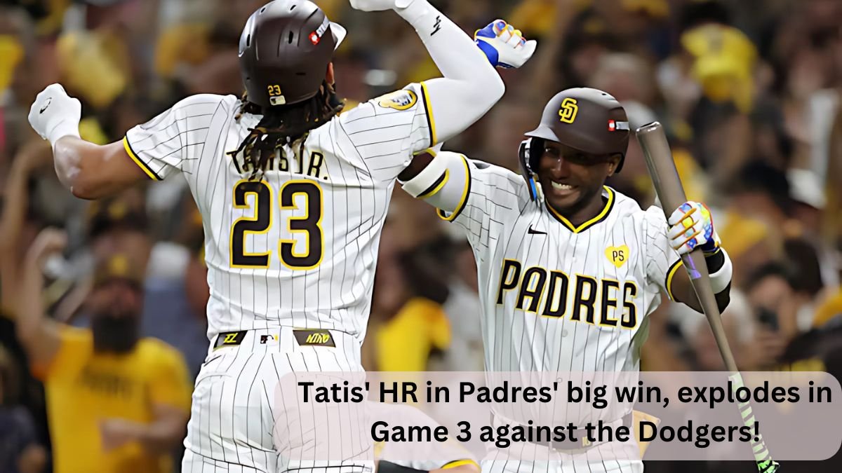 Tatis' HR in Padres' big win, explodes in Game 3 against the Dodgers!