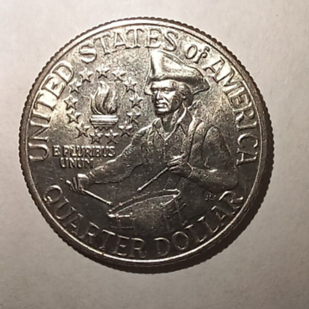 1976-D Bicentennial Quarter Double Die